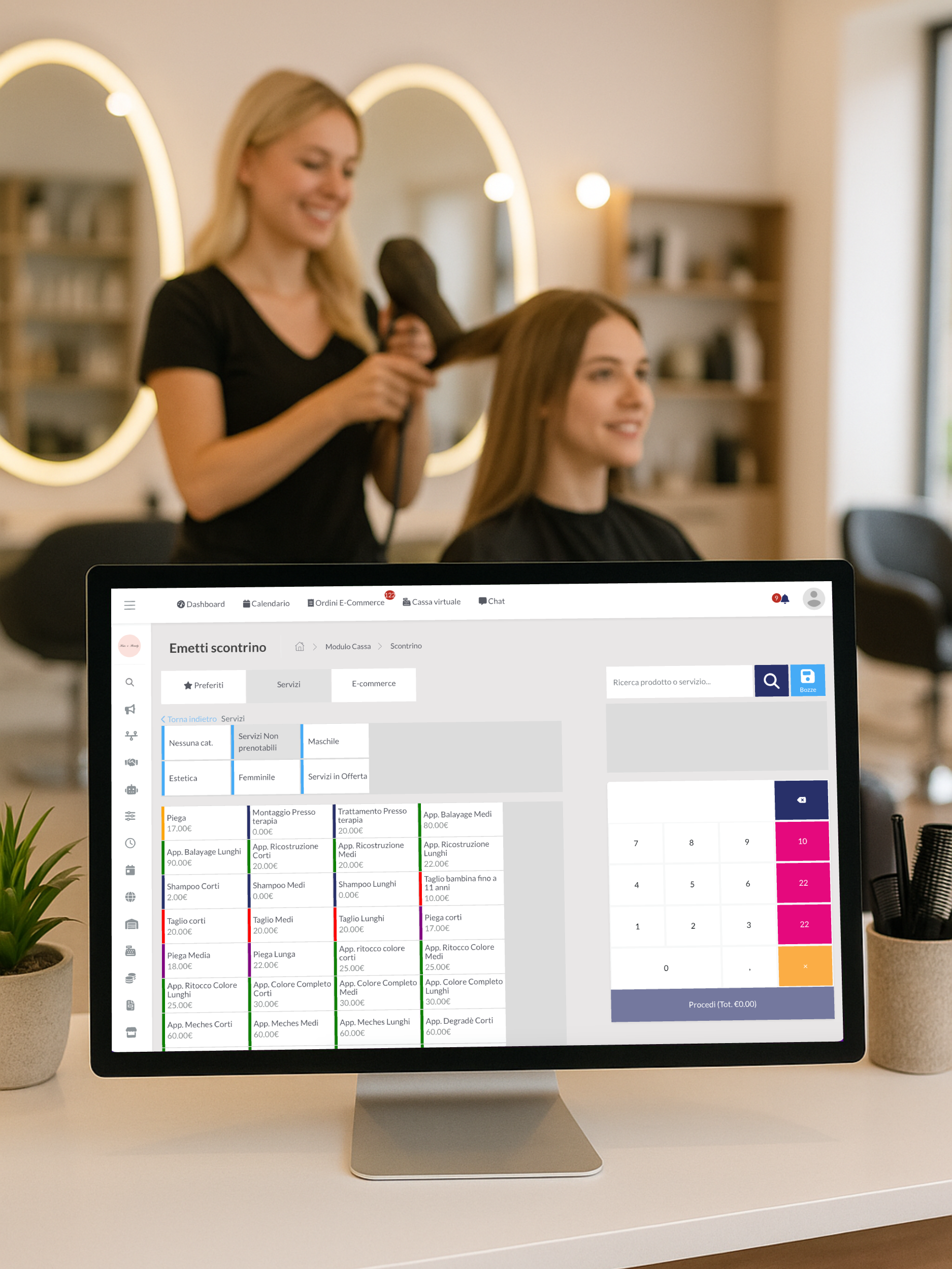 scontrini elettronici senza il registratore di cassa fisico